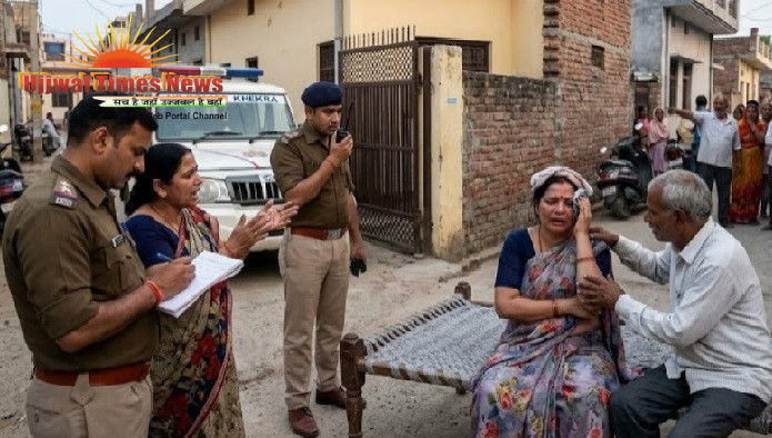 घर के बाहर खड़ी महिला पर पड़ोसी महिला और दो बेटों का हमला, मारपीट में घायल