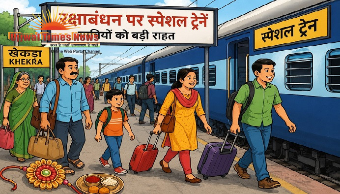 रक्षाबंधन पर रेल यात्रियों की बल्ले-बल्ले, दिल्ली-शामली रूट पर दौड़ेगी स्पेशल ट्रेन