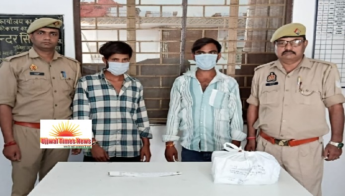 रमाला व खेकड़ा पुलिस का अवैध शराब की तस्करी के खिलाफ अभियान : 2 गिरफ्तार, 1 अवैध चाकू के साथ पकडा