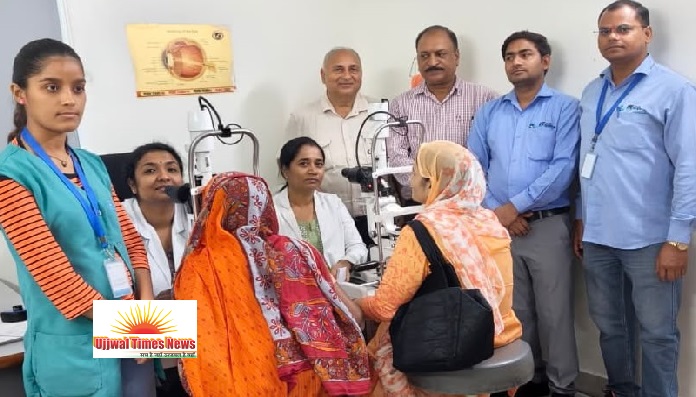 खेकड़ा में मानव सेवा की मिसाल, 147 लोगों की निशुल्क आंखों की जांच