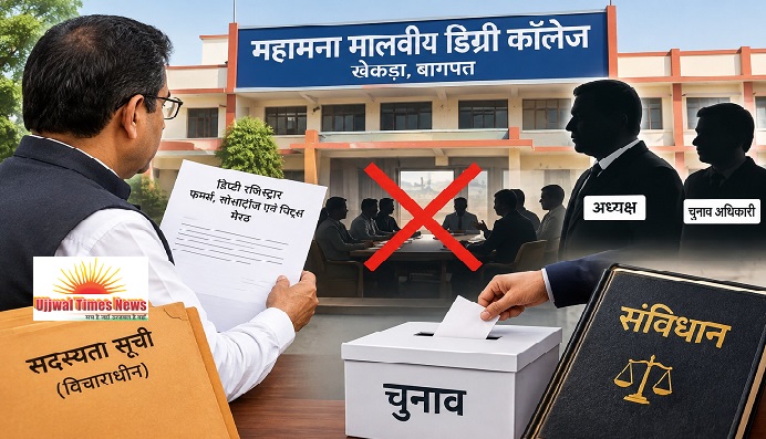 एमएम डिग्री कॉलेज के चुनाव पर घमासान, सचिव ने प्रक्रिया पर उठाए सवाल