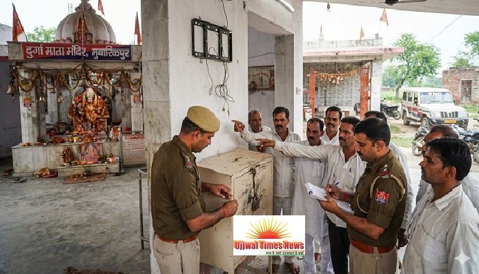 मंदिर का ताला तोड़कर दानपात्र से नगदी और सामान चोरी करने का आरोपी गिरफ्तार