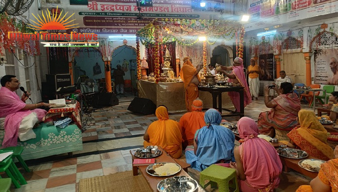 दशलक्षण महापर्व : उत्तम मार्दव धर्म की आराधना में उमड़े श्रद्धालु