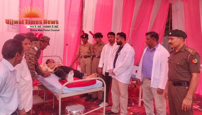 आपदा मॉक ड्रिल में एनसीसी कैडेट्स ने दिखाई तत्परता, भूकंप, रासायनिक हादसे व अग्निकांड से निपटने का जीवंत अभ्यास