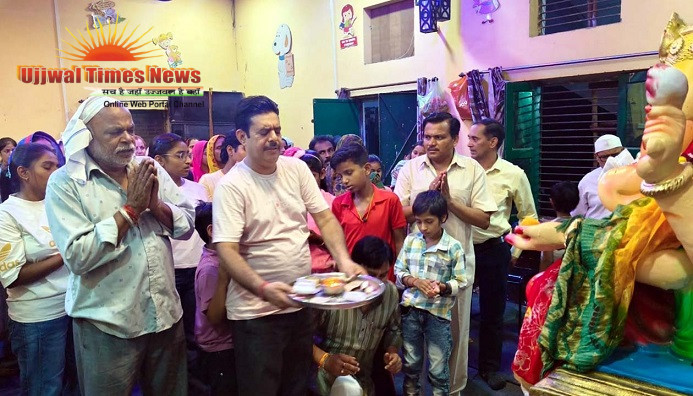 गजानन के धूम्रकेतु स्वरूप की पूजा कर श्रद्धालुओं ने मांगा बल-बुद्धि का आशीर्वाद