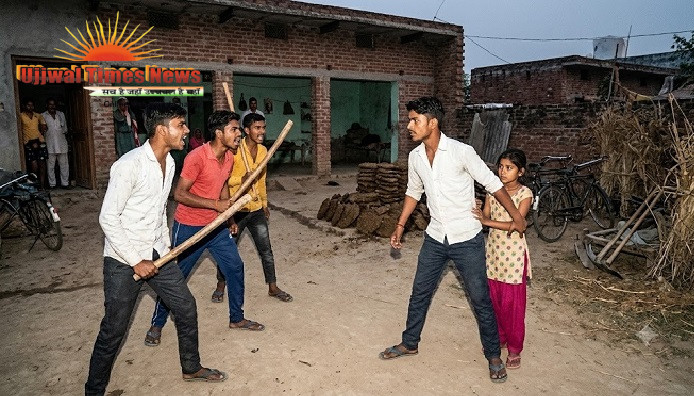 पड़ोसी तीन युवकों पर भाई-बहन को पीटकर घायल करने का आरोप
