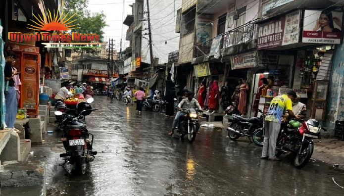 बारिश से बदला मौसम, ठंडी हवाओं ने दी राहत