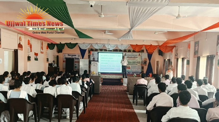 स्वागत एवं मार्गदर्शन कार्यक्रम में विद्यार्थियों को अनुशासन, शिक्षा और करियर निर्माण के प्रति किया जागरूक