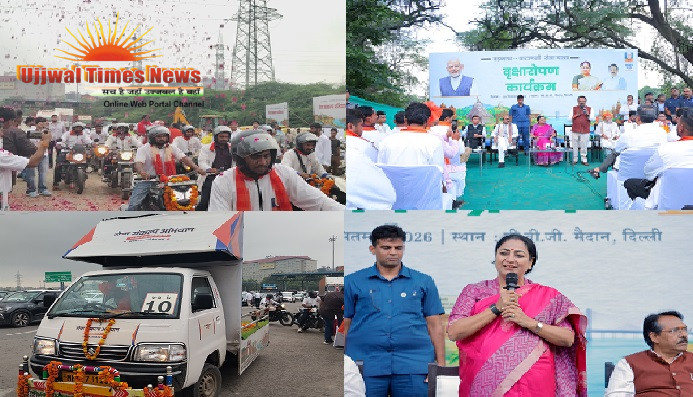 वडनगर से निकली ‘सेवा संकल्प यात्रा’ दिल्ली पहुंची, वाराणसी की ओर बढ़े कदम