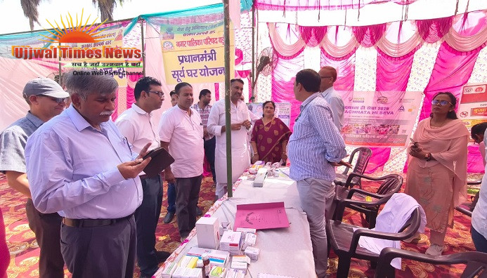सेवा सेतु कैंप में लगे 10 विभागों के स्टॉल, नागरिकों को सरकारी योजनाओं की दी जानकारी