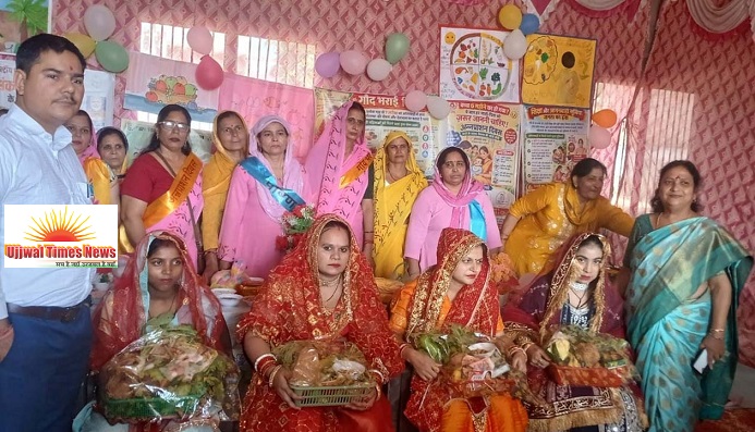 आंगन मिलन सेवा में बच्चों ने बिखेरी सांस्कृतिक छटा, हेल्दी बेबी के विजेताओं को मिठाई, किताब व खिलौने