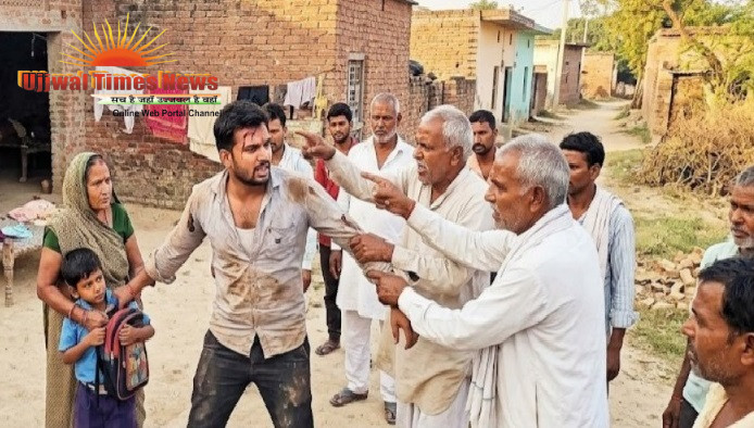 बेटे को लेने पहुंचे पिता से ससुरालियों ने की मारपीट