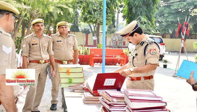डीआईजी मेरठ रेंज ने किया चांदीनगर थाने का वार्षिक निरीक्षण