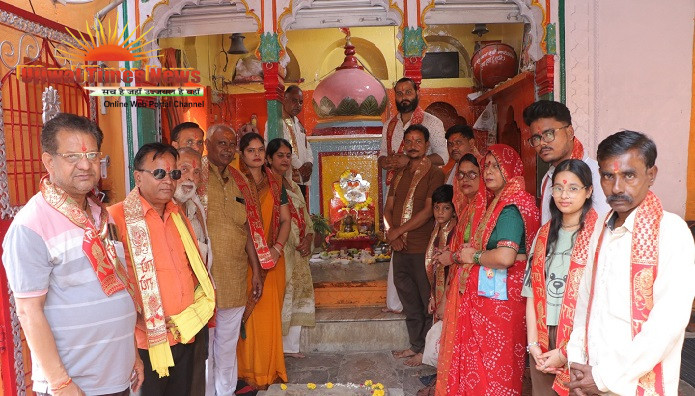वृंदावन दरवाजा स्थित ठा. महामाया देवी मंदिर में शारदीय नवरात्र महोत्सव का शुभारंभ, 127वें आयोजन की हुई शुरुआत