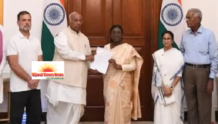 राष्ट्रपति से मिला इंडिया ब्लॉक का प्रतिनिधिमंडल, वोट चोरी और एसआईआर पर सौंपा ज्ञापन; विपक्ष ने आंदोलन जारी रखने का किया ऐलान