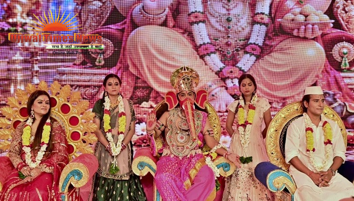 श्री धार्मिक लीला कमेटी की रामलीला का गणेश पूजन के साथ भव्य शुभारंभ, गणपति बप्पा के जयकारों से गूंजा माधवदास पार्क