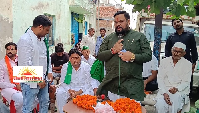 बसपा की ओर से पं. सचिन शर्मा ने शुरू किया जनसंपर्क, बड़ौत शहर सहित कई गांवों में पहुंचे बसपाई