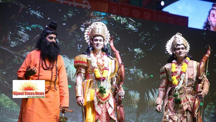 लवकुश रामलीला: शिव धनुष टूटते ही ‘जय श्रीराम’ से गूंजा लालकिला मैदान, सीता-राम के वरमाला उत्सव ने मोहा मन