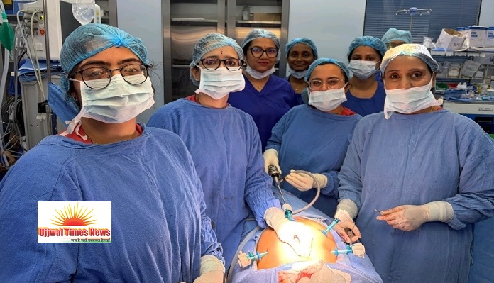 एम्स में 98 सेंटीमीटर लंबी महिला की जटिल सर्जरी, 90 मिनट में निकाला गर्भाशय; तीसरे दिन मिली अस्पताल से छुट्टी