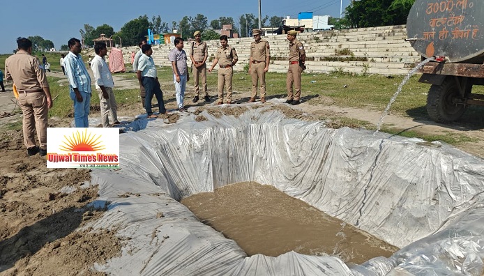सांझी माई विसर्जन को लेकर बागपत पुलिस अलर्ट, यमुना घाटों पर सुरक्षा के पुख्ता इंतजाम; एएसपी मनीष चौहान ने किया निरीक्षण
