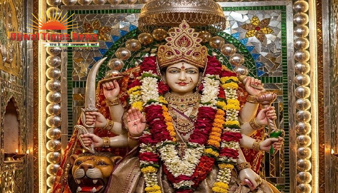 दुर्गा अष्टमी विशेष- त्रेता युग की मान्यताओं को समेटे है बडागांव का मां मंशा देवी मंदिर