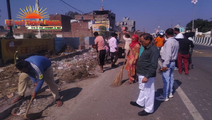 जिलाधिकारी दिव्यांशु पटेल ने जगाई स्वच्छता की अलख, सिसाना से यूपीसीडा फेस-1 तक चला विशेष अभियान