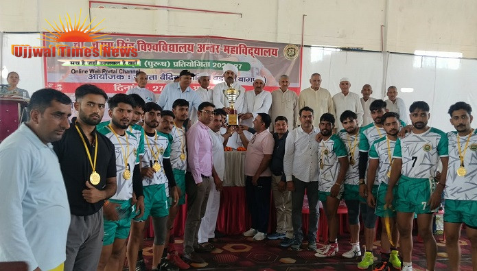 चौधरी चरण सिंह विश्वविद्यालय की अंतरमहाविद्यालय कबड्डी में जनता वैदिक कॉलेज बड़ौत बना चैंपियन