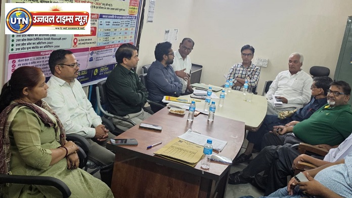 ईंट भट्ठा निर्माताओं ने विक्रम सिंह राणा के नेतृत्व में राज्य कर विभाग के अधिकारियों संग की बैठक